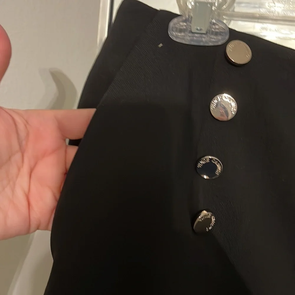 Vince Camutos Black Wide Leg Sailor Pants - Picture 5 of 7